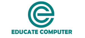 educate computer website logo
