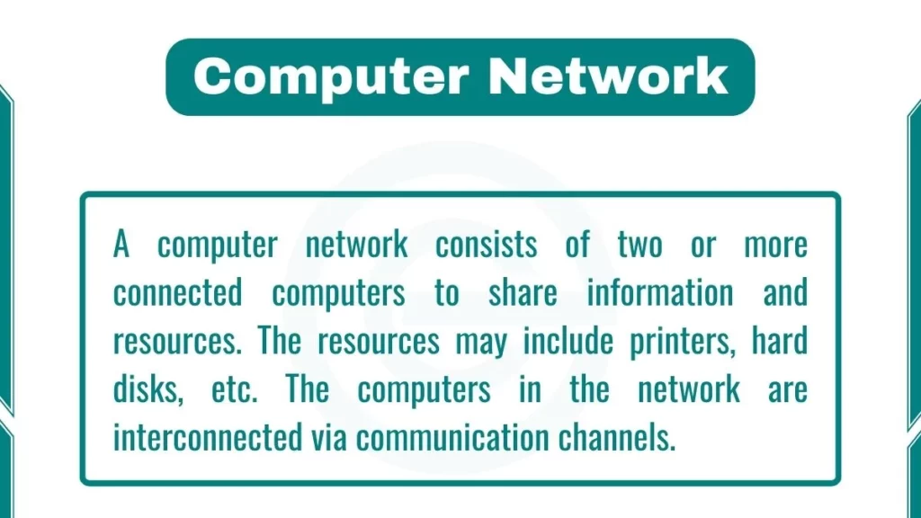 image showing define of computer network