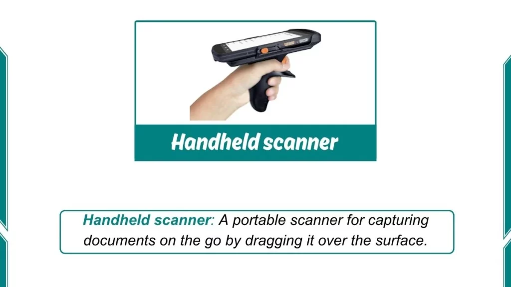 image showing handheld scanner device