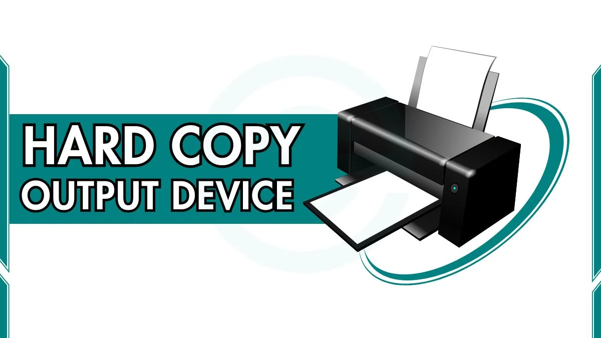 image showing Hard copy output device